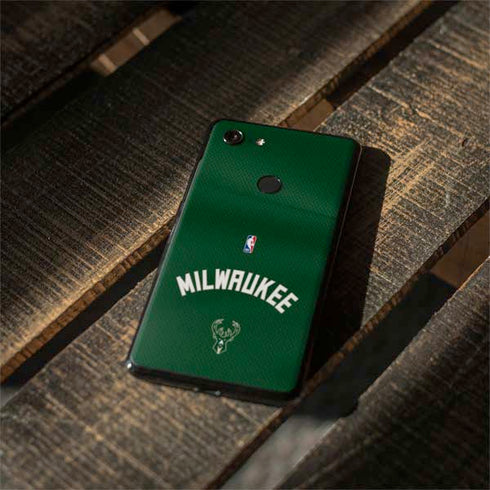 NBA Milwaukee Bucks Jersey Google Pixel 3 Skin